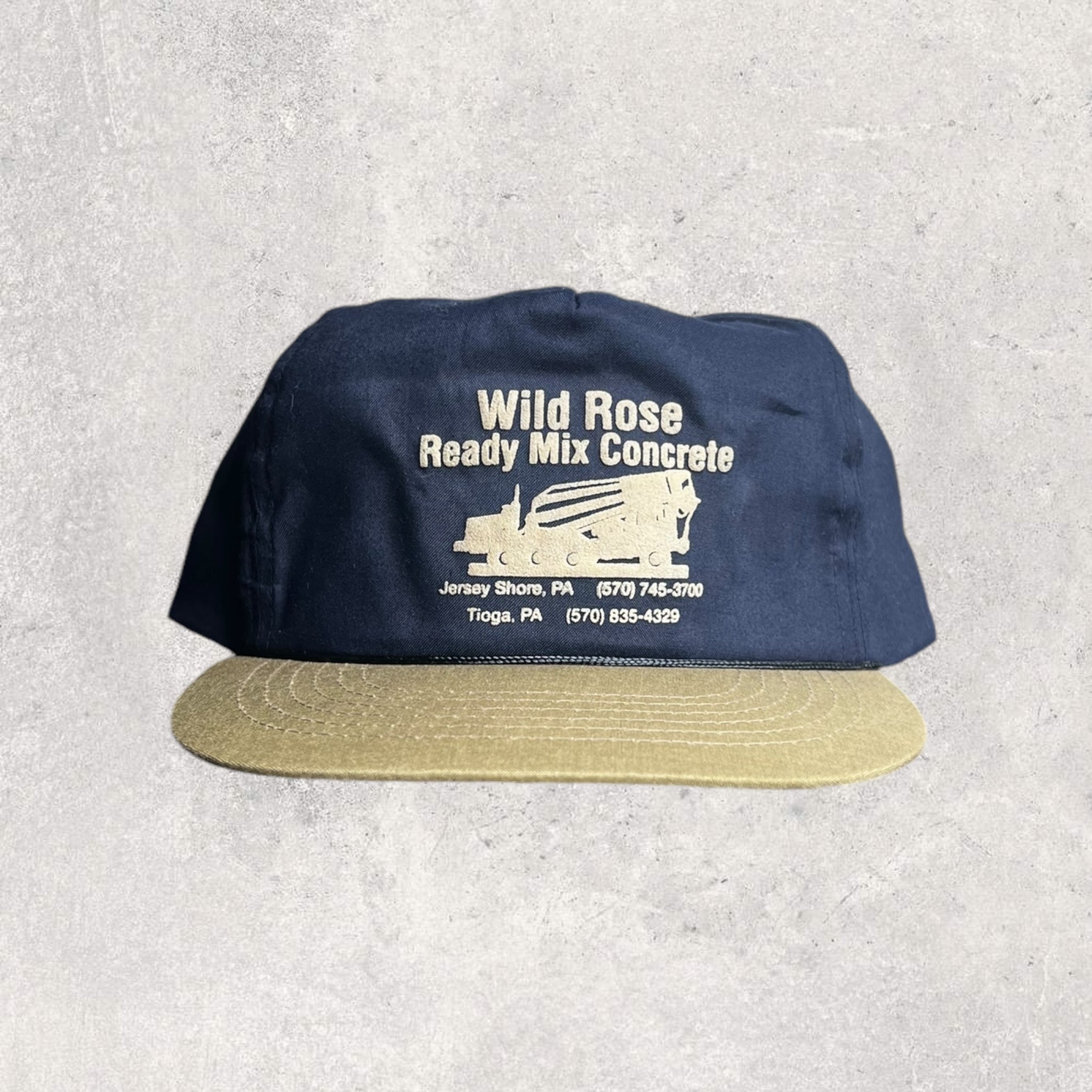 "WILD ROSE" VINTAGE TRUCKER HAT