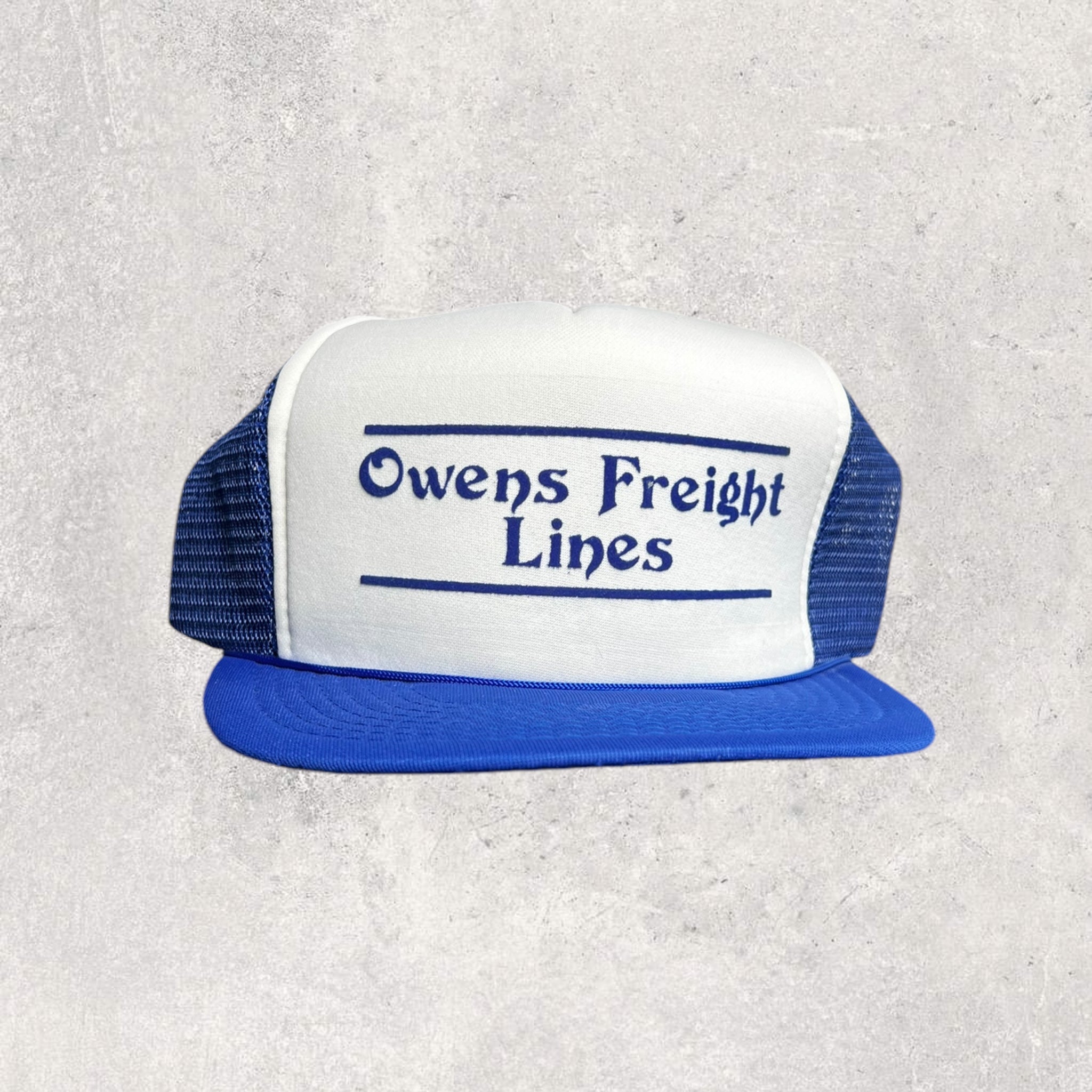 "OWENS FREIGHT LINES" VINTAGE TRUCKER HAT