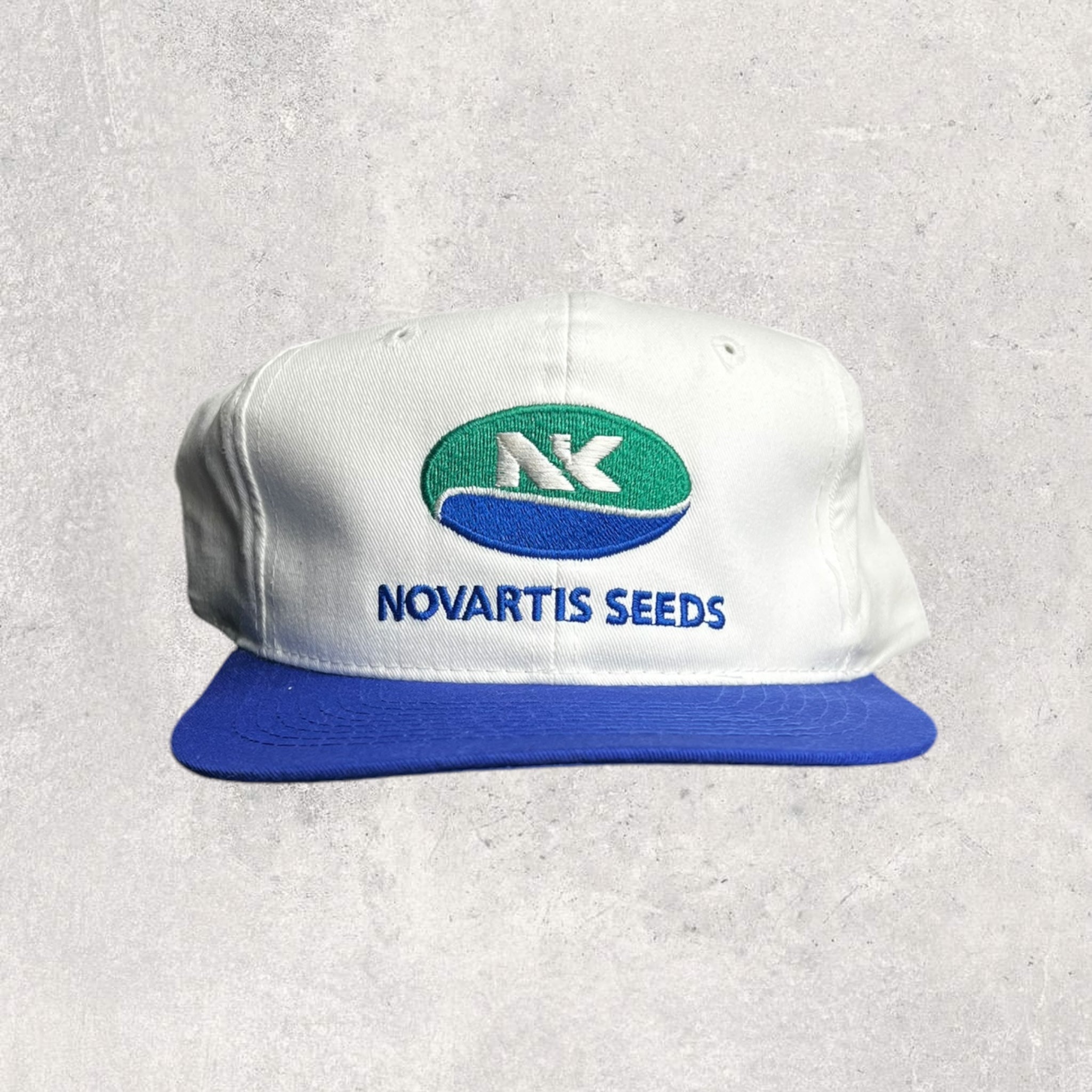 “NOVARTIS SEEDS” 90s VINTAGE TRUCKER HAT