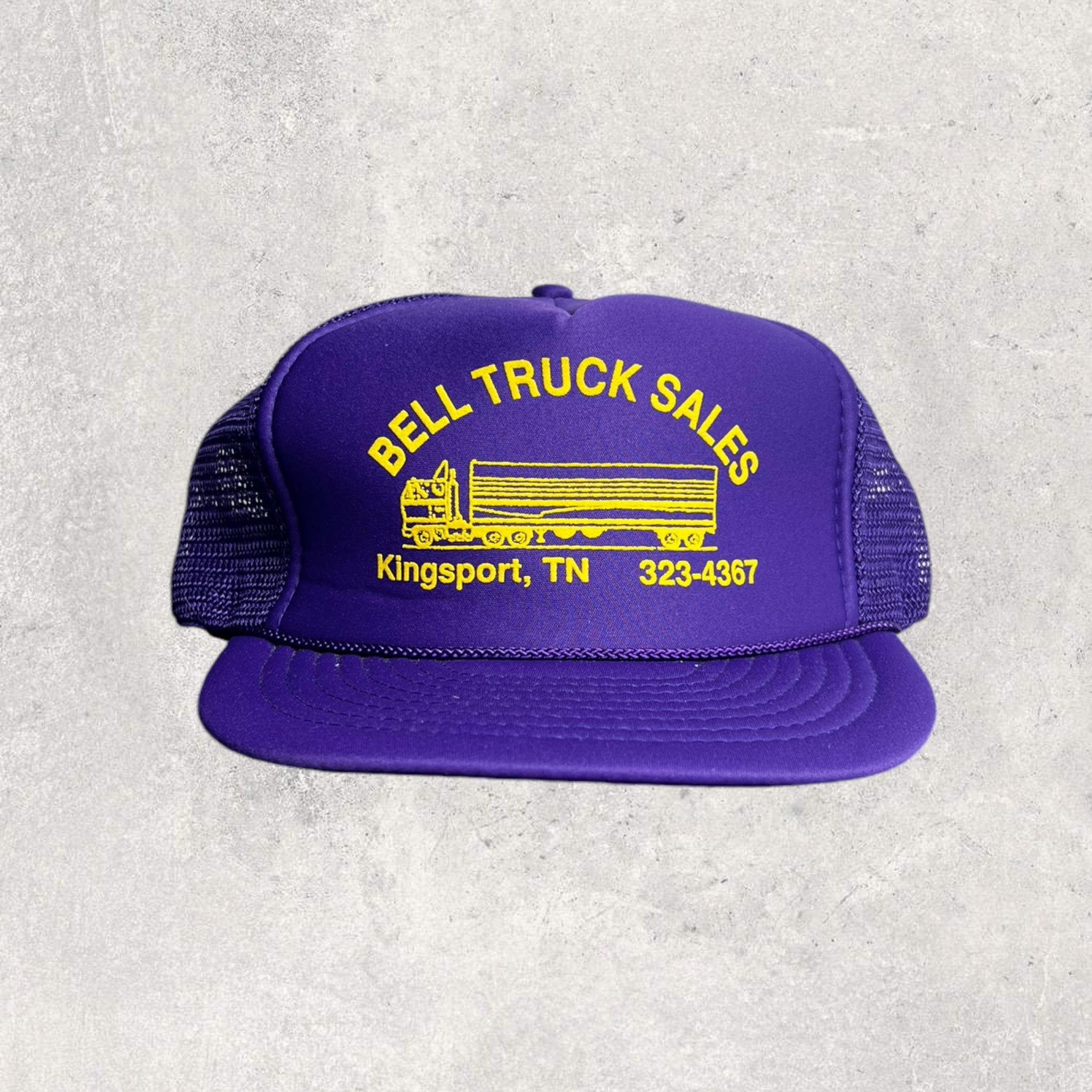 "BELL TRUCK SALES"  VINTAGE TRUCKER HAT