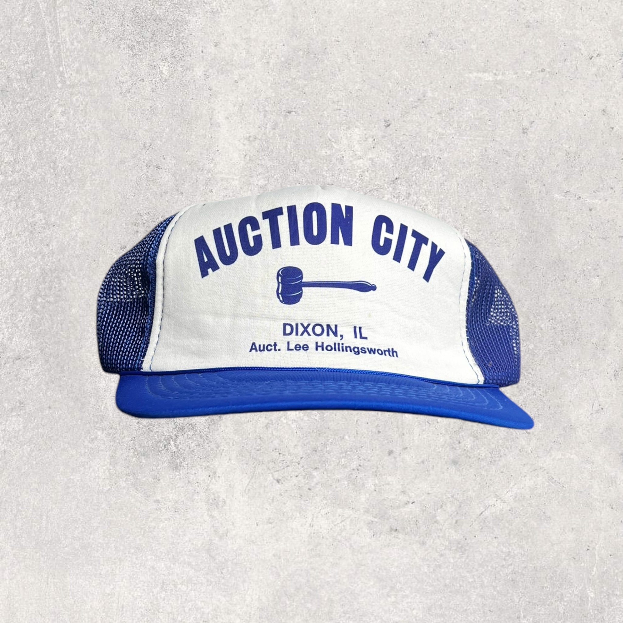 "AUCTION CITY" VINTAGE TRUCKER HAT