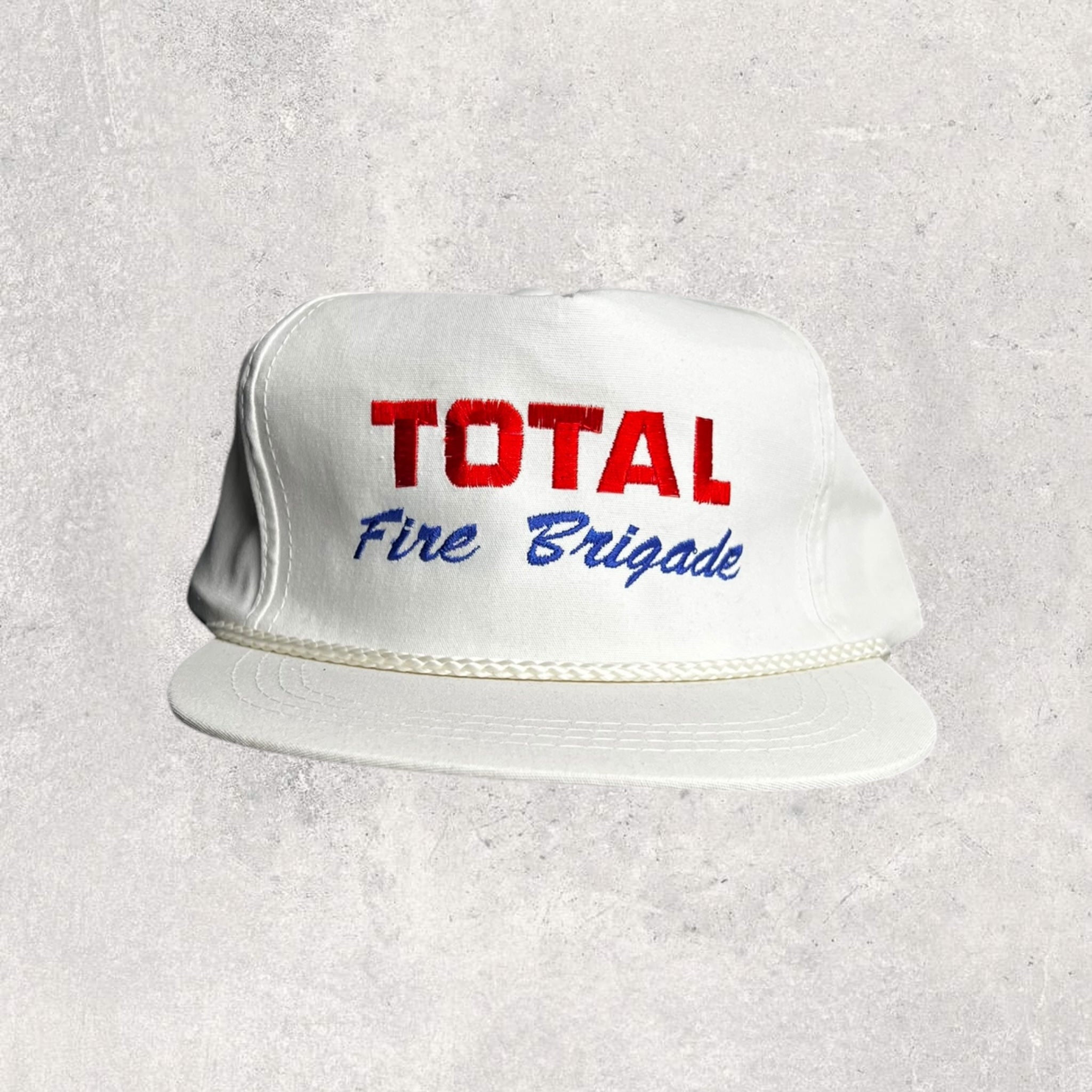 "TOTAL FIRE BRIGADE" VINTAGE TRUCKER HAT